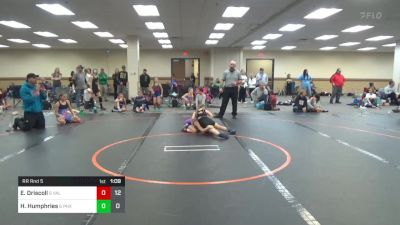 60 lbs Rr Rnd 5 - Easton Driscoll, Valkyrie Girls WC Blue vs Hudsyn Humphries, Phoenix Girls Blue