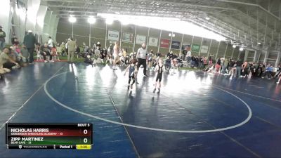 45 lbs Round 3 (4 Team) - Zipp Martinez, Bear Cave vs Nicholas Harris, Sanderson Wrestling Academy