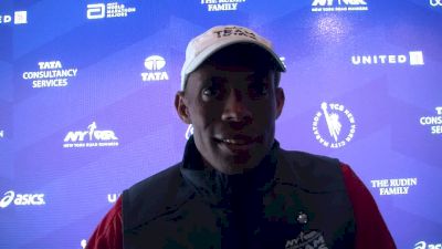 Meb Keflezighi gave Molly Huddle advice for her NYC Marathon debut