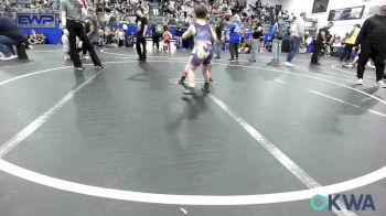 64 lbs Quarterfinal - Jackson Long, Mustang Bronco Wrestling Club vs Kade Williams, Little Axe Takedown Club