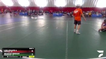 144 lbs Round 2 (4 Team) - Braedan Grisham, Oswego East vs Lodi Athlete 4, Princeton