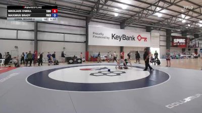 65 kg Cons. Round 5 - Nikolaus O'Neill, Tar Heel Wrestling Club vs Maximus Brady, Panther Wrestling Club RTC