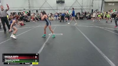 76 lbs Round 3 (4 Team) - Teagan Raykos, Grit Mat Club vs Macklin Smith, Mat Warriors Red