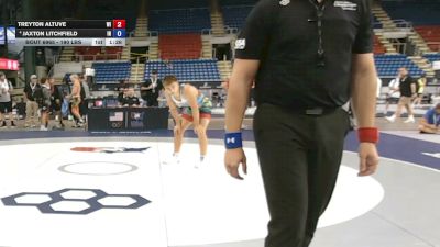 190 lbs Cons. Quarters - Treyton Altuve, Wisconsin vs Jaxton Litchfield, Indiana