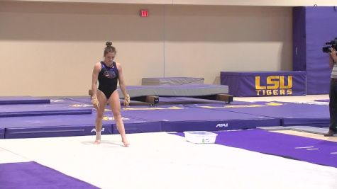 Kaitlyn Szafranski Floor (9.8) - LSU Fall Intrasquad 2016