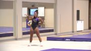 Lexie Priessman Shows Big Difficulty on Floor (9.85) - LSU Fall Intrasquad 2016