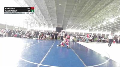 62 lbs 5th Place Match - Allene Auelua, Team Pride Academy vs Alijah Roth, Salt Flats Wrestling Club