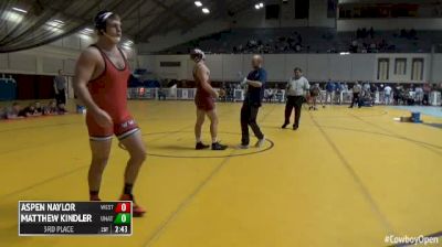 197 3rd Place - Aspen Naylor, Western Wyoming College vs Matthew Kindler, Unattached