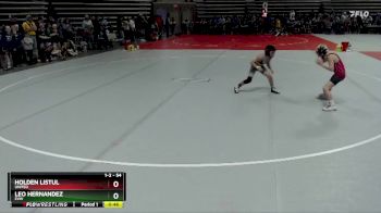 54 lbs Cons. Semi - Holden Listul, UNITED vs Leo Hernandez, EVW