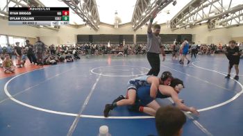 141 lbs Rr Rnd 2 - Ryan Briggs, New England Gold - MSC vs Dylan Collins, Estebuilt WC - MSC