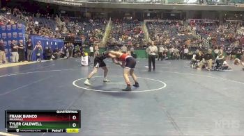 4A 138 lbs Quarterfinal - Tyler Caldwell, Hough vs Frank Bianco, Rolesville