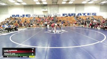 184 lbs Semis & 3rd Wb (16 Team) - Luke Harrison, Sac City vs Rosalio Leal, Modesto Junior College