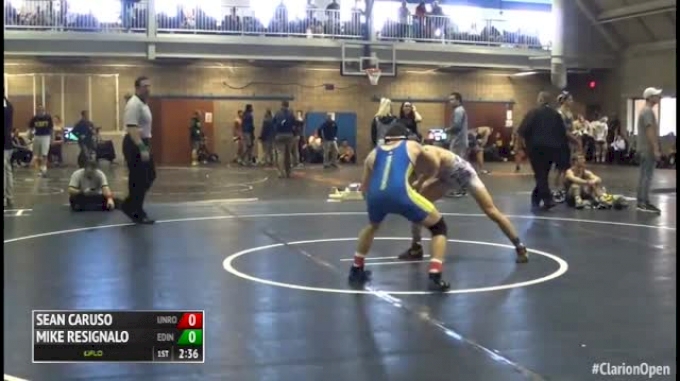 149 Consi of 8 1 Sean Caruso Unrostered Unattached vs Mike Resignalo Edinboro Unattached