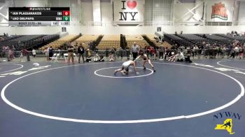 96 lbs 1st Place Match - Ian Plagianakos, Elite Wrestling Academy vs Leo DelPapa, Black Belt Wrestling Academy