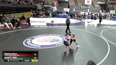 70 lbs Champ. Round 2 - Roman Ayala, Madera Wrestling Club vs Emmett Park, Terminators Wrestling Club