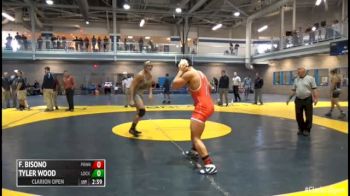 174 3rd Place - Francisco Bisono, Penn State-Unattached vs Tyler Wood, Lock Haven University