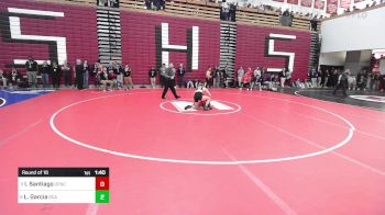 113 lbs Round Of 16 - Izaiah Santiago, Central Catholic vs Luis Garcia, Bristol County/Dighton Rehoboth