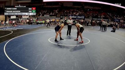 D 2 175 lbs Cons. Round 2 - Jamez Cobb, Bossier vs Swade Jackson, Prairieville