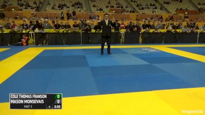 Cole Thomas Franson vs Mason Monsevais 2016 IBJJF No-Gi World Championships