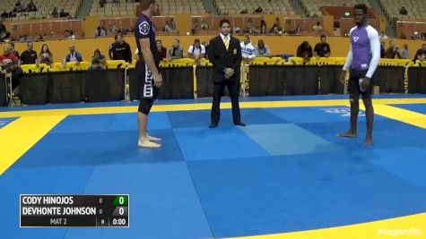 Cody Hinojos vs Devhonte Johnson 2016 IBJJF No-Gi World Championships