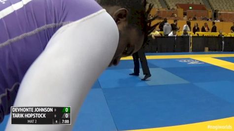 Devhonte Johnson vs Tarik Hopstick 2016 IBJJF No-Gi World Championships