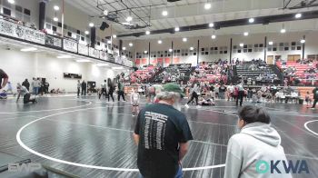 45 lbs Quarterfinal - Lincoln Hickman, Tahlequah Wrestling Club vs Elliott Liogghio, Andover Youth