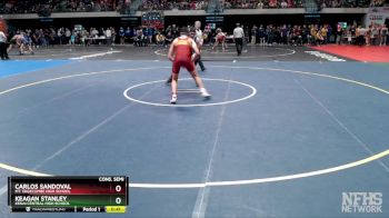 152 lbs Cons. Semi - Carlos Sandoval, Mt. Edgecumbe High School vs Keagan Stanley, Kenai Central High School