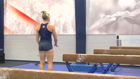 Abby Milliet Nails Awesome Beam Routine - Auburn Fall Visit 2016