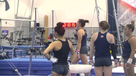 Kendall Moss Hits Bar Set + Stuck Dismount - Auburn Fall Visit 2016