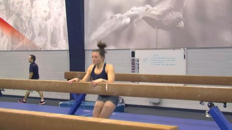Kendall Moss Beam Routine - Auburn Fall Visit 2016