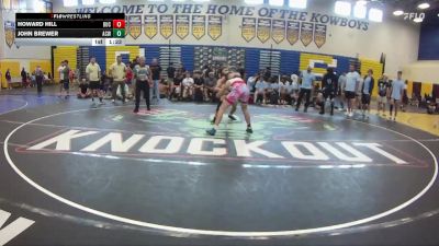 144 lbs Champ Round 1 (16 Team) - Howard Hill, Buchholz vs John Brewer, Athens Christian