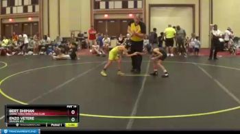 64 lbs Cons. Semi - Bert Dhiman, Shore Thing Wrestling Club vs Enzo Vetere, Dragon RTC