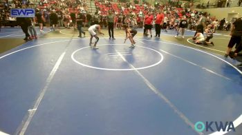 76-80 lbs Quarterfinal - Noah Zumwalt, Grove Takedown Club vs Kirk Walker III, Tulsa Blue T Panthers