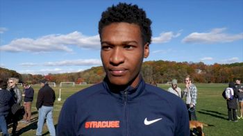 Justyn Knight after running away with NCAA northeast region
