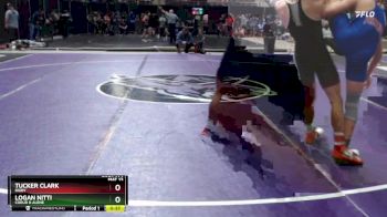132 lbs Cons. Round 2 - Logan Nitti, Coeur D Alene vs Tucker Clark, Rigby