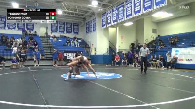 157 lbs Champ. Round 1 - Porforio Govea, University Of Dubuque vs Lincoln Vick, ISU Wrestling Club