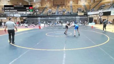157 lbs Cons. Semi - Jacob Goodwin, Pratt CC vs Monty Hall, Carl Albert State