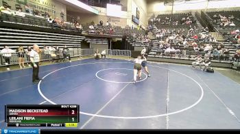 4A 170 lbs Cons. Round 2 - Leilani Fiefia, Ridgeline vs Madison Beckstead, Uintah