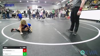 46 lbs Semifinal - Maculey Andrews, Quezada Wrestling Academy vs Carsen Lacy, Miami