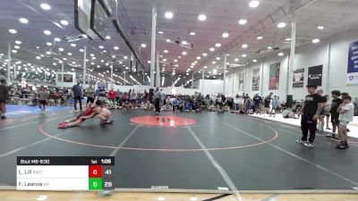 125 lbs Rr Rnd 2 - Landon Lill, Ruthless WC vs Frank Leanza, Kraken Blue