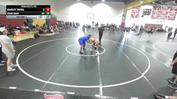 285 lbs Round 2 - Juan Diaz, Gahr High School vs Marley Mora, Eastvale Elite