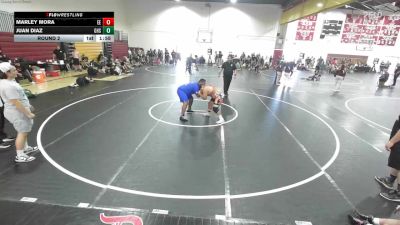 285 lbs Round 2 - Juan Diaz, Gahr High School vs Marley Mora, Eastvale Elite