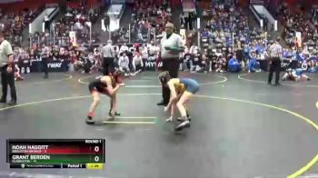 67 lbs Round 1 (4 Team) - Grant Berden, Clarkston vs Noah Haggitt, Brighton Orange