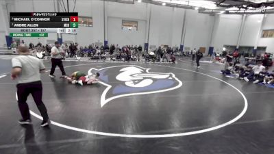 157 lbs 1st Place Match - Andre Allen, McDaniel vs Michael O`Connor, Stevens Tech