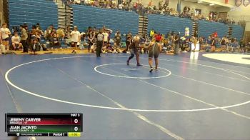 190 lbs Semis (4 Team) - Jeremy Carver, Ringgold vs Juan Jacinto, Gilmer County