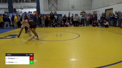 145 lbs Round Of 32 - Logan Rodgers, Hickory vs Steven Bialek, Notre Dame GP