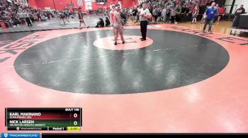 215 lbs Champ. Round 1 - Nick Larsen, Arlington Heights (HERSEY) vs Karl Makinano, SCHAUMBURG (HS)