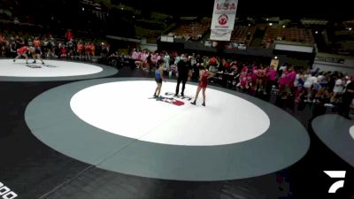 105 lbs Alana Garcia, SDIKWA - San Diego-Imperial Kids Wrestling Association vs Layla Labau, SAWA - Sacramento Area Wrestling Association