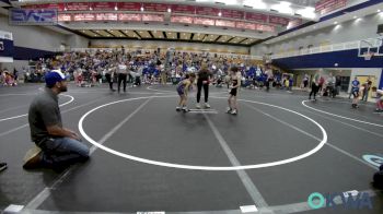 58 lbs Quarterfinal - Cage Daugherty, Deer Creek Wrestling Club vs Braylen Jones, Newcastle Youth Wrestling