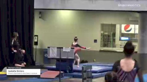 Isabella Simbro - Women's Group, Chow's Gymnastics and Dance Institute - 2021 Women's Xcel Region 4 Championships